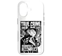 Carcasa para iPhone 17 True Crime and Cats Purrfect Cómplice Funny Cat Lover