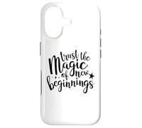 Carcasa para iPhone 17 Trust The Magic of New Beginnings Sign,Magic New Beginnings
