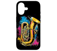 Carcasa para iPhone 17 Tuba Streetart Brass Player Jazz Music