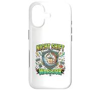 Carcasa para iPhone 17 Turno Nocturno Guerrero Café Energía Mentalidad