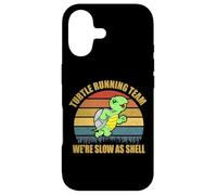 Carcasa para iPhone 17 Turtle Running Team We're Slow As Shell Running Marathon