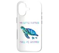 Carcasa para iPhone 17 Turtle Watercolor Sea Ocean My Turtles Call Me Granny