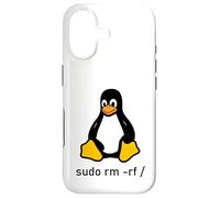 Carcasa para iPhone 17 Tux Linux Penguin - sudo RM -RF/computadoras informáticas