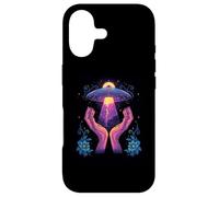 Carcasa para iPhone 17 UFO Floral Bloom Alien Core Space Flower Secret Touch