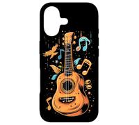 Carcasa para iPhone 17 Ukelele Música Gráfica Instrumento de Laúd