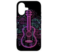 Carcasa para iPhone 17 Ukulele Sketch Retro Music School