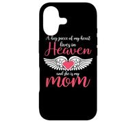Carcasa para iPhone 17 Un Gran Pedazo de mi corazón Vive en el Cielo Ella es mi mamá