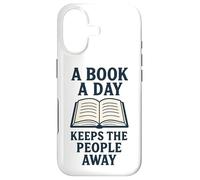 Carcasa para iPhone 17 Un Libro al día Mantiene alejada a la Gente introvertida Divertida