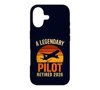 Carcasa para iPhone 17 Un piloto Legendario se jubiló 2026 Vintage Aviation Retirement