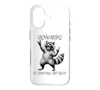 Carcasa para iPhone 17 Undiagnosed But Something Ain't Right Funny Raccoon Feral