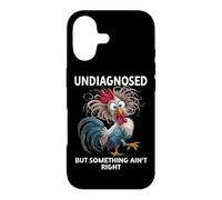 Carcasa para iPhone 17 Undiagnosed But Something Aint Right Women Funny Chicken Mom