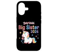Carcasa para iPhone 17 Unicornio tachado para Hermana Mayor 2026