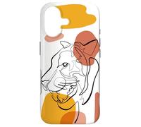 Carcasa para iPhone 17 Unique Tiger Line Art Aesthetic For Women and Tiger Lover