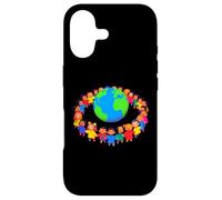 Carcasa para iPhone 17 Unity Around The World - Kids Holding Hands Global Peace