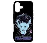 Carcasa para iPhone 17 Universal Monsters Bride of Frankenstein 90th Neon Style