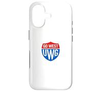 Carcasa para iPhone 17 University of West Georgia UWG Wolves Go West Shield Logo