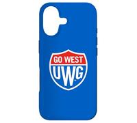 Carcasa para iPhone 17 University of West Georgia UWG Wolves Go West Shield Logo