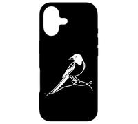 Carcasa para iPhone 17 Urraca Arte Lineal Observador de Aves