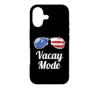Carcasa para iPhone 17 Vacay Mode USA Sunglasses Summer Vacation & Travel Bloggers