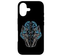 Carcasa para iPhone 17 Valhalla Wolf Mask Odin Runes Norse Compass Viking
