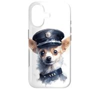 Carcasa para iPhone 17 Valiant Puppy Police - Reloj de Perro Chihuahua