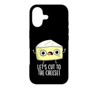 Carcasa para iPhone 17 Vamos a Cortar al Queso Divertido Juego de Palabras de Comida