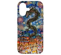Carcasa para iPhone 17 Van Gogh Noche Estrellada Vidriera Año Nuevo Lunar Chino