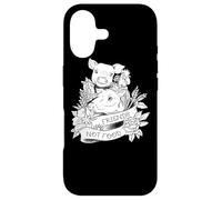 Carcasa para iPhone 17 Vegan Friends No Food Pig Gift Veganismo Alimentos a Base de Plantas