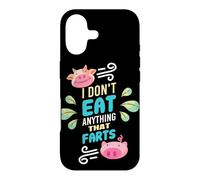 Carcasa para iPhone 17 Vegano Vegetariano Planta Amor Sin Carne Dieta Ética Herbívoro