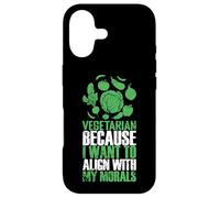 Carcasa para iPhone 17 Vegetariano Alinear con Mi Moral Estilo De Vida Verde
