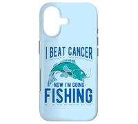 Carcasa para iPhone 17 Vencí al cáncer Ahora voy a Pescar