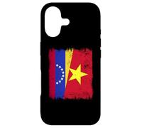 Carcasa para iPhone 17 Venezuela Vietnam Media Bandera Venezolana Vietnamita Historia