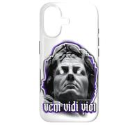 Carcasa para iPhone 17 Veni Vidi Vici Julio César Índigo