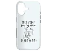 Carcasa para iPhone 17 Verdadero Crime Copa DE Vino EN LA Cama por Nueve Esqueleto Fan Meme