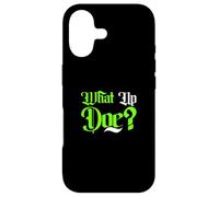 Carcasa para iPhone 17 Verde Color What Up Doe? Gráfico Verde