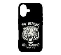 Carcasa para iPhone 17 Versículo de la Biblia The Heavens Are Roaring Tiger