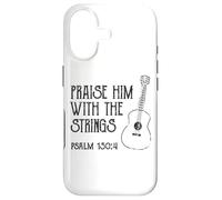 Carcasa para iPhone 17 Verso de la Biblia para guitarristas Cristianos