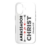 Carcasa para iPhone 17 Verso de Las Escrituras Embajador para Cristo Lema religioso