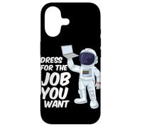 Carcasa para iPhone 17 Vestido de Astronauta para el Trabajo Que Quieres Cita Ciencia Espacial