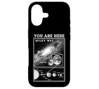 Carcasa para iPhone 17 Vía Láctea Sistema Solar Tierra Estás aquí Astronomía Ciencia