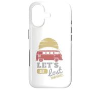 Carcasa para iPhone 17 Viaje por Carretera Autobús Puesta del Sol Aventura Vamos a perderse en algún Lugar