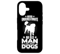 Carcasa para iPhone 17 Viejo al Que le Gustan los Perros Día del Padre