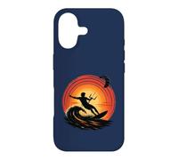 Carcasa para iPhone 17 Viento Infinito y energía oceánica Kitesurf Atardecer