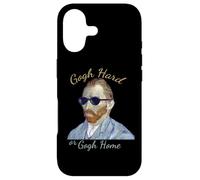 Carcasa para iPhone 17 Vincent Van Gogh Hard or Go Home - Juego de Palabras Divertido, Humor de Artista