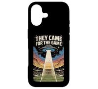 Carcasa para iPhone 17 Vinieron para El Juego UFO Football Alien Invasion Stadium