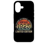 Carcasa para iPhone 17 Vintage 1925 Edición Limitada 101 Cumpleaños 101 Años
