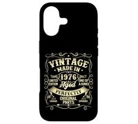 Carcasa para iPhone 17 Vintage 1976 Made Or Born In 1976 Original Parts Birthday