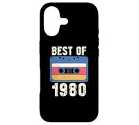 Carcasa para iPhone 17 Vintage 1980's Kid Retro Born In The 1980 Cassette