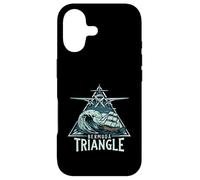 Carcasa para iPhone 17 Vintage Bermuda Triangle Mystery Plane Ship Wave Graphic
