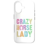 Carcasa para iPhone 17 Vintage Crazy Horse Lady Equestrian Squad Pony Vibes